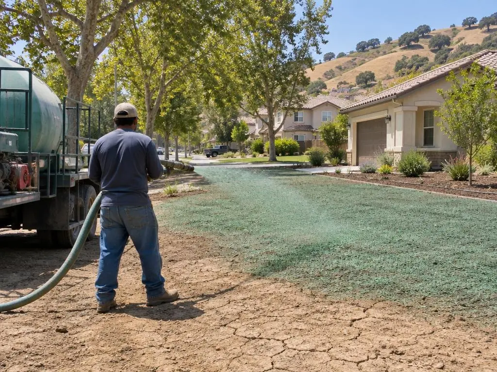 Residential Lawn Hydroseeding in Sacramento, CA